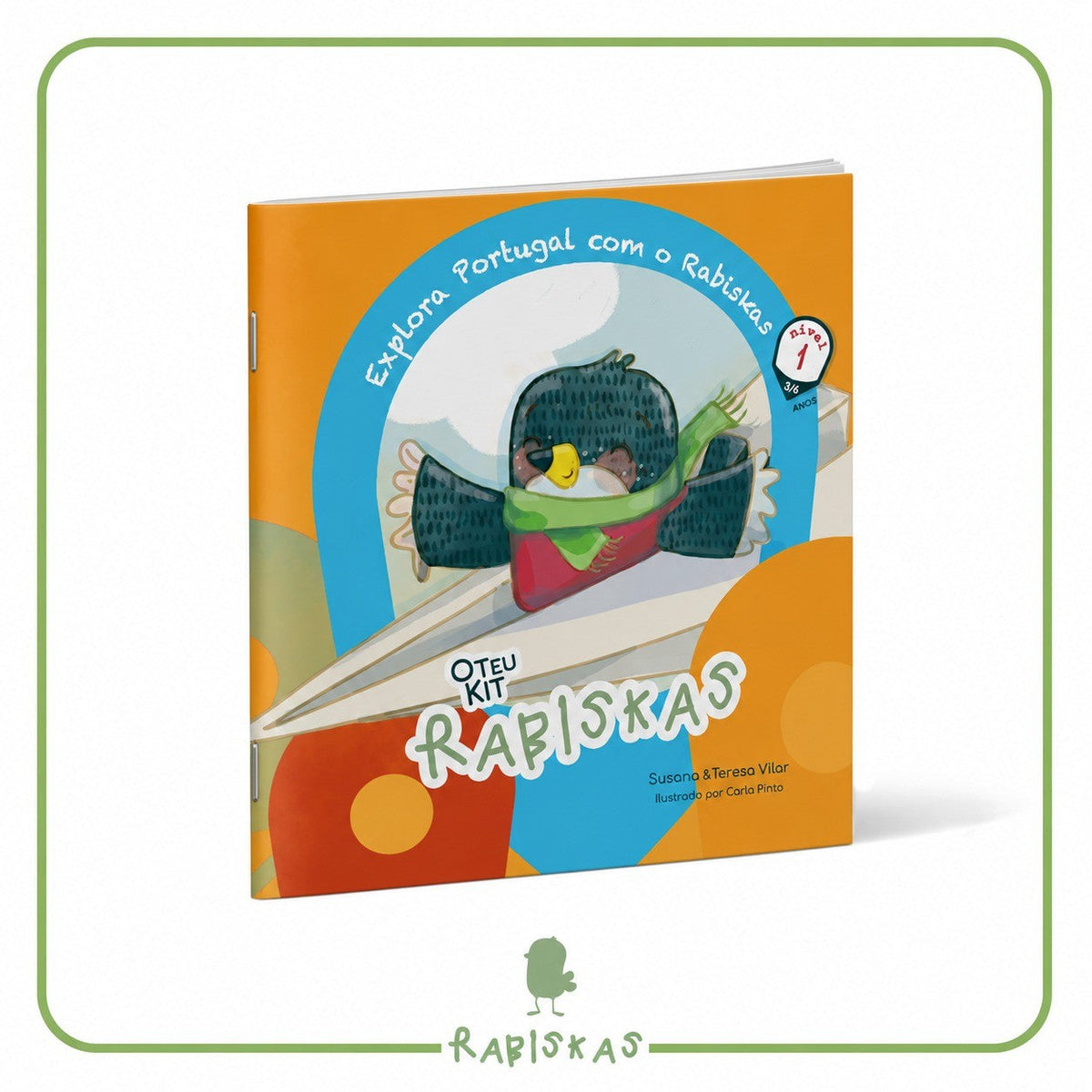 Caderno de atividades Explora Portugal com o Rabiskas, Nível 1, dos 3 aos 6 anos