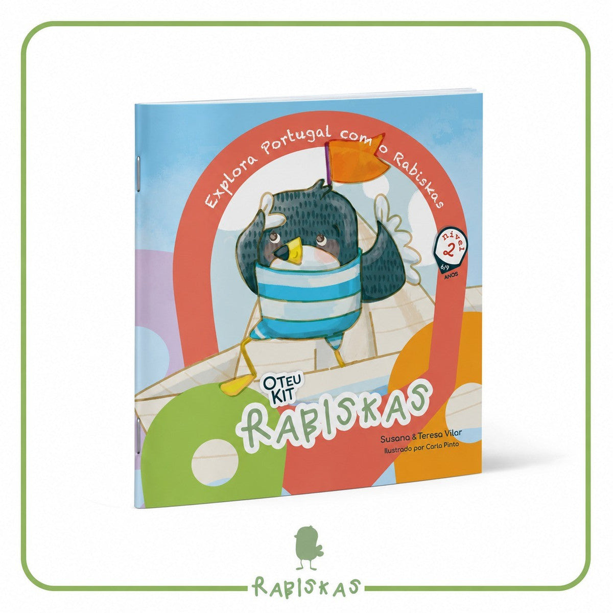Caderno de atividades Explora Portugal com o Rabiskas, Nível 2, dos 6 aos 9 anos